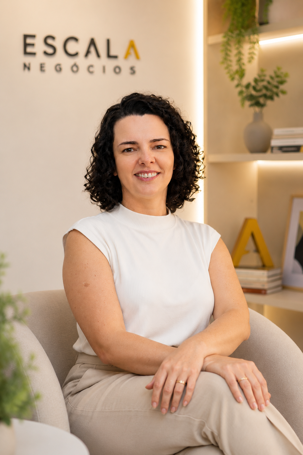 Camila, fundadora da Escala Negócios